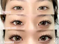 🐈‍⬛🎵新技法🎼💞 ＆ healthy(アンドヘルシー)LEDフラットラッシュ120本×まつ毛パーマ オフ込み