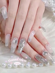 【オフ込】【パラジェル込】超人気ガラスフレンチ(パラジェル変更可)【マグネット変更無料】 ¥8980円→7980円