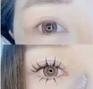 【ワンホンマツエク】ナチュラルワンホン400本+下まつ毛30本　コーティング付き