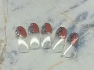 【オフ込み】塗りかけネイル