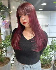 ダメージ最小限に◎ブリーチなしダブルカラー🤎