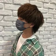 メンズカット+カラー+プチトリートメント