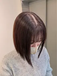 似合わせカット➕ツヤ感潤いカラー➕インプライム2stepトリートメント🥣