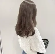 艶カラーにプラス透明感✨🩵【カラー+ハイライト+トリートメント】