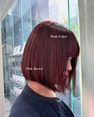 【🫧平日限定/ミニモ学割🫧】カラー（ブリーチなし）＋トリートメント[韓国/ナチュラルカラー/髪質改善]