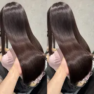 【🍫まだまだ必見🍫】湿気で髪のうねりが気になる方💭👀✨アルカリストレート💕💕⚠️ブリーチ履歴がない方のみ⚠️