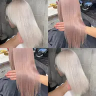 【🔥切れ毛が出にくい最高級ケア剤使用🔥】最高級ケアブリーチ➕高級カラー🔥