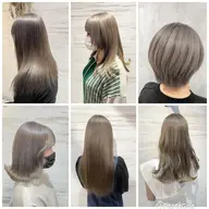 ダブルカラー＋TR。兵庫県姫路ブリーチあり、無し、ハイトーン♪グレージュ、ベージュ、アッシュグレー、外国人風、12000