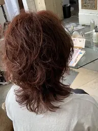 小顔レイヤーカット+ワンカラー+美艶トリートメント