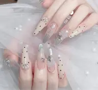 チップ長さだし持ち込みデザイン「アート８本」¥15980→¥12980