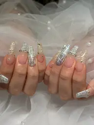 【𝐇𝐀𝐍𝐃】ボリュームデザイン 10本フリーアート