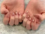 ハンドネイル🩵マグネット¥4,000🌟オフなし✨️時間指定あり【10時、12時、14時、16時、18時の枠のみ可能】