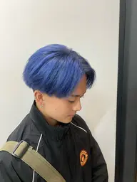 【🔥U24ミニモ学割価格】🫧垢抜けメンズ透明感ダブルカラー(1回ブリーチ無料)メンズカット+補修トリートメント韓国