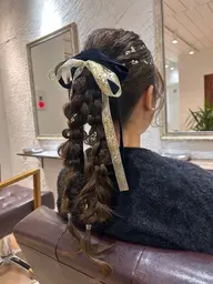 🩵💌【お出かけ前やお呼ばれに】💌🩵🎀minimo限定‼︎ヘアセット🎀