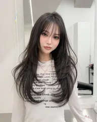 【🪽minimo限定🪽】巻いてもワンカールでも可愛い🤍トレンドの動きの出やすいレイヤーカット➕オリジナルTr🤍