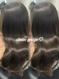 【🍒色持ち透明感UP🍒】盛れる前髪カット+プレミアムケアカラー+超音波カシミヤトリートメント❤️🔥