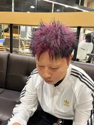 💥ハイトーンスパイキーショート💥カット➕ブリーチカラーで新しい自分へ‼️💫