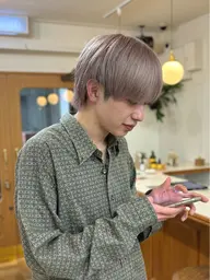 💡全員対象💡《minimo限定価格》ダブルカラー(1ブリーチ＋オンカラー)🫧✨ シャンプーブロー込み