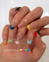 【10本統一デザインコース💅】フレンチ/バーチャルフレンチ/グラデーションなど