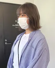 【前髪だけ切りたい方に💛】前髪カット＆全体ブリーチ＋透明感シアーカラー＆3ステップトリートメント❤︎