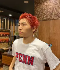 メンズカット（ショートスタイル限定）＋ブリーチ＋ダブルカラー🦇