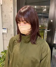 ワンカラー（セミロング​〜​ロング）※肩にかかってからの長さ