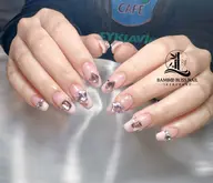 『チップ長さ出し10本』ワンカラー+ストーン付け放題120分