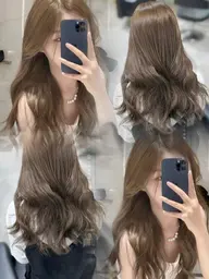 【✨ミルクティーベージュクーポン✨】艶髪ケアブリーチカラー★トリートメント★（4ステップ）