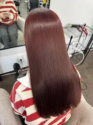 📣新生活応援📣ケアカラー＋髪質改善3stepトリートメント（メンテナンスカット込み）