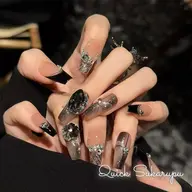 (オフあり) 人気No.1 ロング日本初時短施術プレミアム定額現品ネイルチップ¥7980→6980