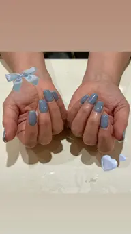 🪐オフなしチップ長さだし10本ワンカラー