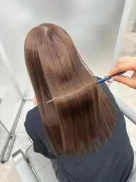 【透明感たっぷり✨】【来店2回目まで🩰】カラー+選べる髪質改善🪽