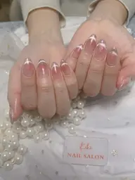 hand💕マグネットグラチークネイル／先端ランチークネイル