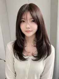 【似合わせ◎】小顔見えレイヤーカット+透明感BLカラー+ケアTR✨ ¥13,200→¥7,000