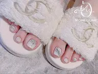 《フットネイル》アート4本+ワンカラー/マグネット　7800円