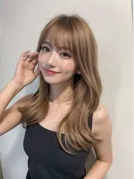 【💎2.3.4月限定💎】顔周りカット✄﻿+✨️ブリーチWカラー+🫧‪髪質改善ULTOWAトリートメント🫧‪