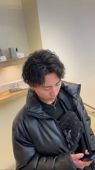 🔥人気No.1🔥ツイストスパイラルパーマ＋メンズカット