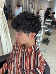 【平日メンズ限定🎠】メンズカット+パーマ🦖（シャンプー込）