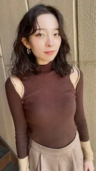 【撮影用モデル（レディース限定）】カット+パーマ+Tr（髪質・他…などモデル審査有り）