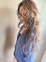 デザインカラーor白髪ぼかしハイライトカラー