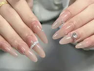 🎀スカルプ長さだし+持ち込みデザイン13980 (時間内でデザイン、パーツ6本まで）【初回ジェルオフ無料ケア込み】