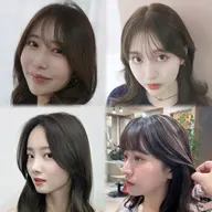 【お顔周りのくせが気になる方】お顔周りカット+前髪ストレート(シャンプーブロー込み)