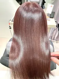 【満足度100%✨】極艶✨髪質改善カラー🩵+カット+oggiottoトリートメント🌈