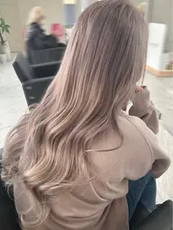 🦁ミニモ限定🦁韓国風圧倒的透明感‼️ブリーチ無しワンカラー＋手触り改善トリートメント