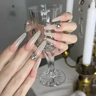 💛人気No.3💛チップ長さだし10本❤️🔥ワンカラー/ラメグラ/フラッシュ