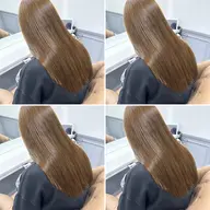 🌸ケアカラー＋トリートメント＋超音波アイロン🌸【イルミナカラー・ベージュ・オリーブ・ブラウン・ラベンダー・髪質改善】