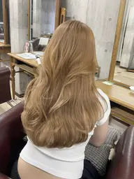 ⭐︎再来クーポン⭐︎ケアブリーチWカラー+選べるTR(リタッチ可能)