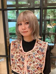 【20%off💎】似合わせカット+ケアブリーチダブルカラー(デザイン相談可)