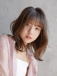 【OPEN限定☆1000円OFF】 小顔カット＋ケアカラー＋ベースTr￥6900→¥5900