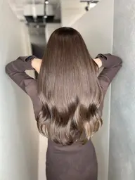 ハイ透明感カラー＋髪質改善トリートメント